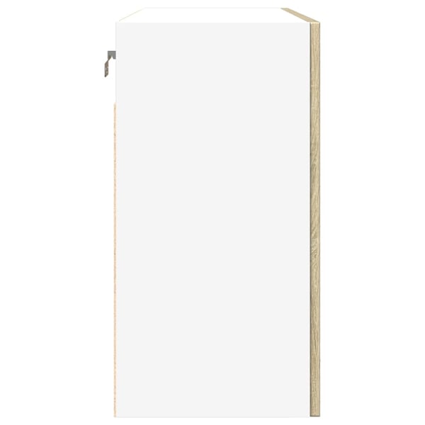 vidaXL Hengende skap "Lyon" sonoma eik 80x31x60 cm sponplate