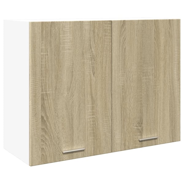 vidaXL Hengende skap "Lyon" sonoma eik 80x31x60 cm sponplate