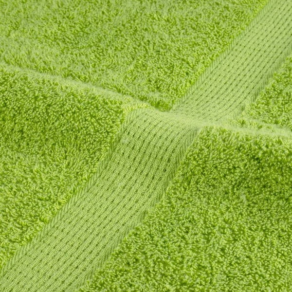 vidaXL Premium vaskehåndklær SOLUND 10 stk eplegrønne 30x30 cm 600 gsm