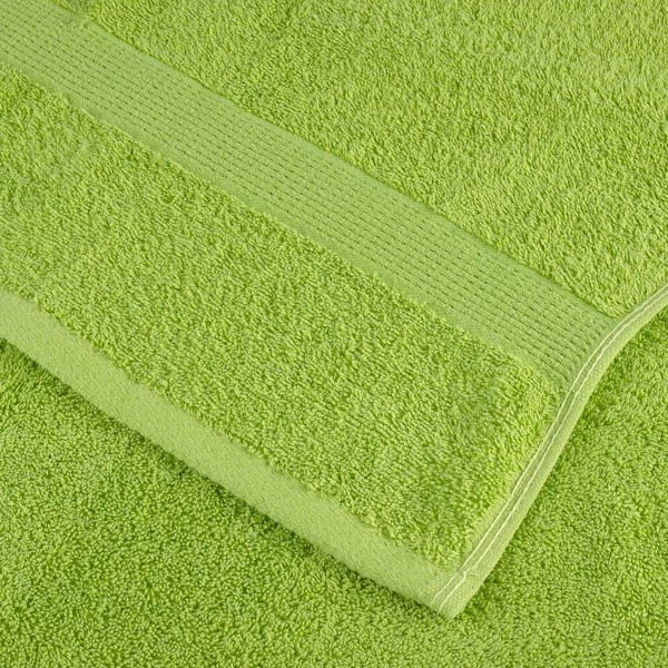 vidaXL Premium vaskehåndklær SOLUND 10 stk eplegrønne 30x30 cm 600 gsm