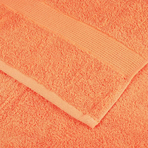 vidaXL Premium håndklær SOLUND 4 stk oransje 100x200 cm 600 g/m2