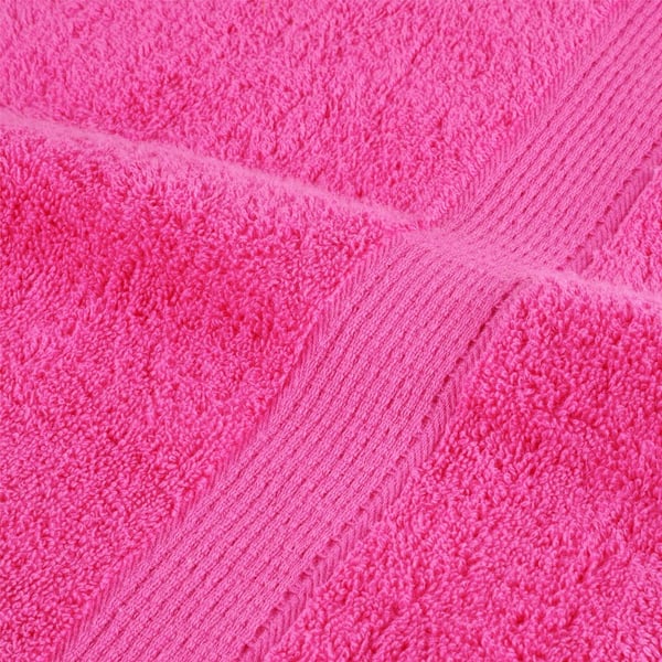 vidaXL Premium håndklesett 8 deler SOLUND rose 600 g/m2