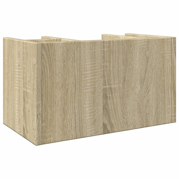 vidaXL Hylle til skrivebord sonoma eik 44,5x24x25 cm konstruert tre