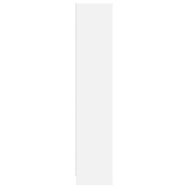 vidaXL bogreol 57x28,5x107,5 cm konstrueret træ hvid