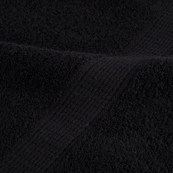 vidaXL Premium håndklær SOLUND 10 stk svart 100x200cm 600 g/m2