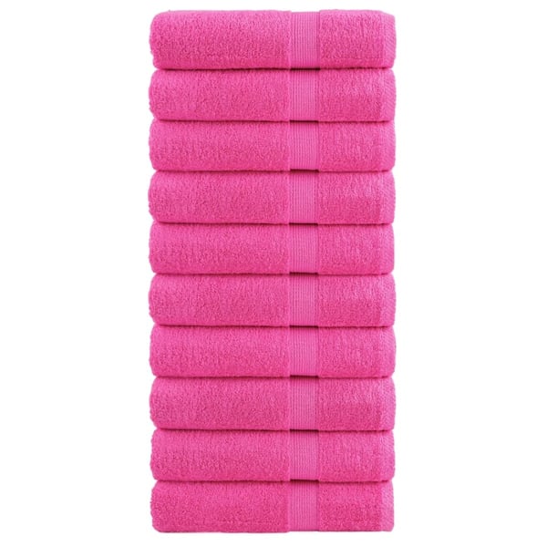 vidaXL Premium badehåndklær SOLUND 10 stk 100x150 cm 600 g/m2