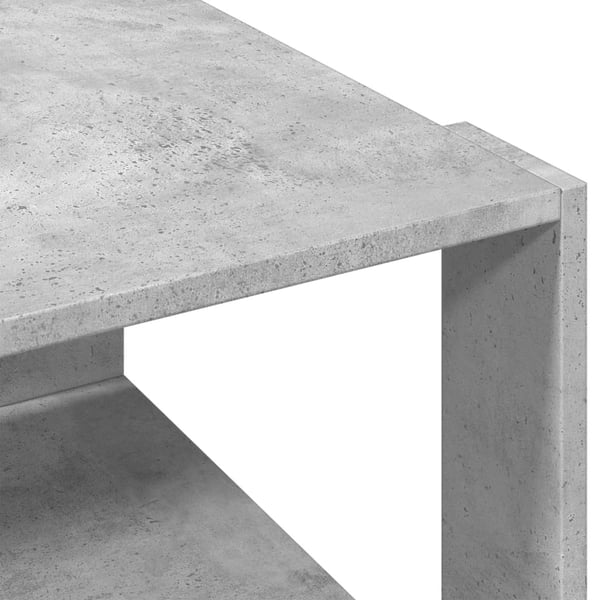 vidaXL Salongbord betonggrå 51,5x51,5x30 cm konstruert tre