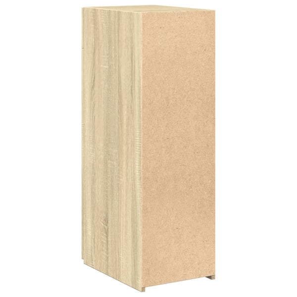 vidaXL Skjenk sonoma eik 30x42,5x93 cm konstruert tre