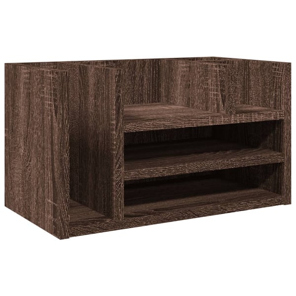 vidaXL dueslag 44,5x24x25 cm konstrueret træ brun egetræsfarve