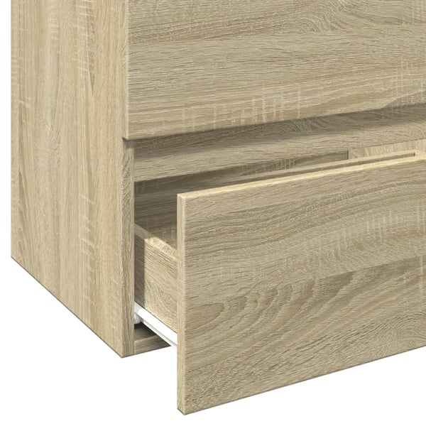 vidaXL Servantskap sonoma eik 60x38,5x45 cm sponplate