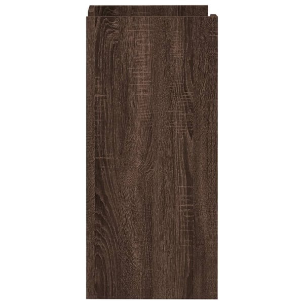 vidaXL Skjenk brun eik 45x35x75 cm konstruert tre