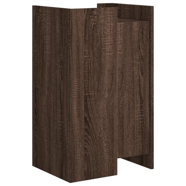vidaXL Skjenk brun eik 45x35x75 cm konstruert tre