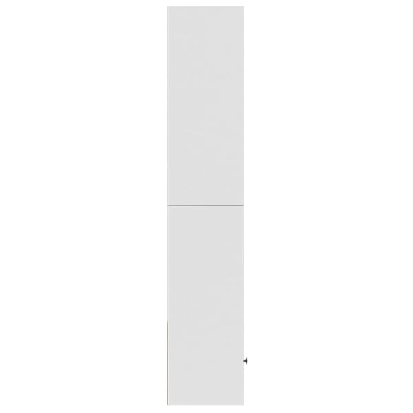 vidaXL Bokhylle hvit 40x36x189 cm konstruert tre