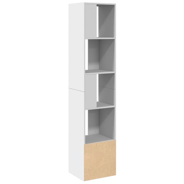 vidaXL Bokhylle hvit 40x36x189 cm konstruert tre
