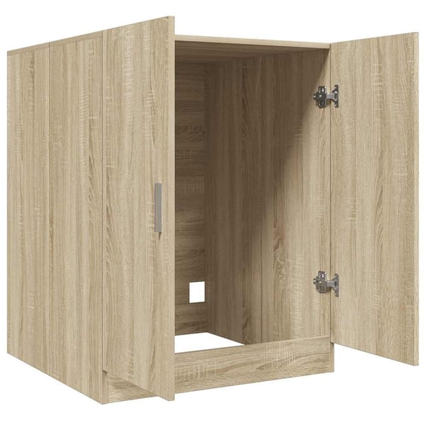 vidaXL Vaskemaskinskap sonoma eik 70,5x71,5x91,5 cm