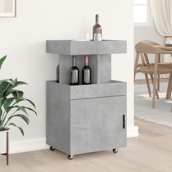 vidaXL Bartralle betonggrå 50x41x89 cm konstruert tre