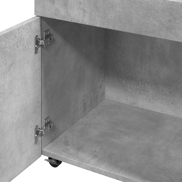 vidaXL Bartralle betonggrå 50x41x89 cm konstruert tre