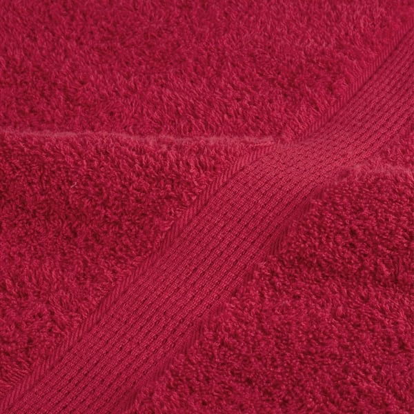 vidaXL Premium håndklær SOLUND 4 stk rød 100x200 cm 600 g/m2