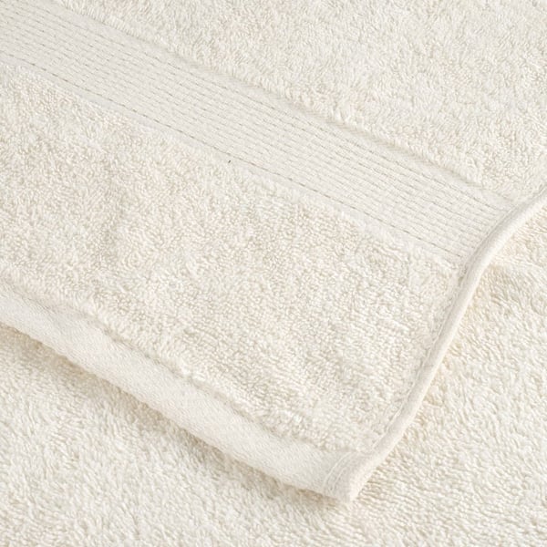 vidaXL Premium håndklær SOLUND 4 stk kremhvit 80x200 cm 600 g/m2