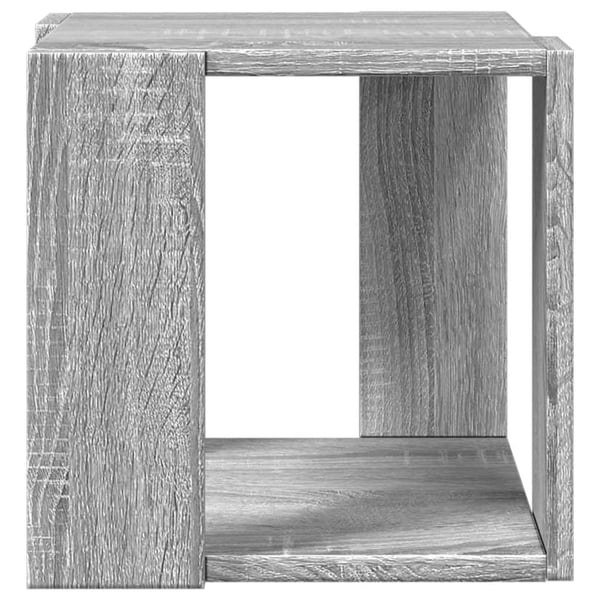 vidaXL sofabord 32x32x30 cm konstrueret træ grå sonoma-eg
