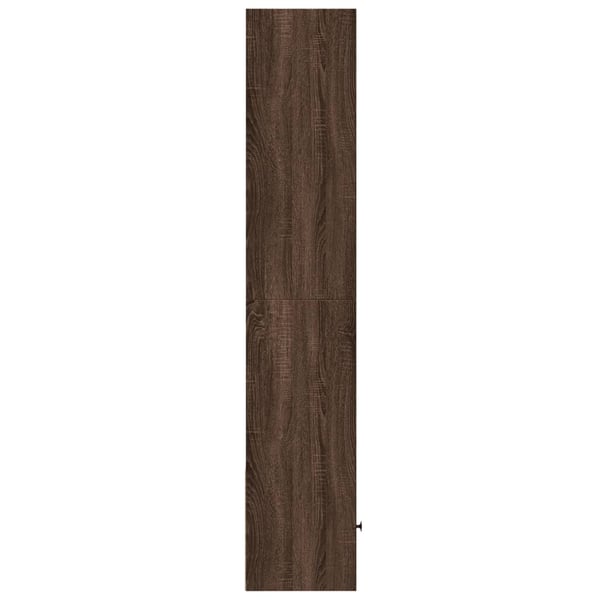 vidaXL Bokhylle brun eik 40x36x189 cm konstruert tre