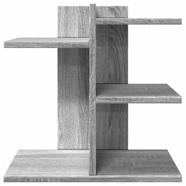 vidaXL Hylle til skrivebord grå sonoma 42x21,5x42 cm konstruert tre