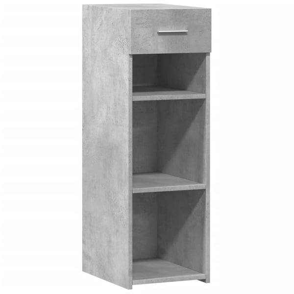 vidaXL Skjenk betonggrå 30x42,5x93 cm konstruert tre