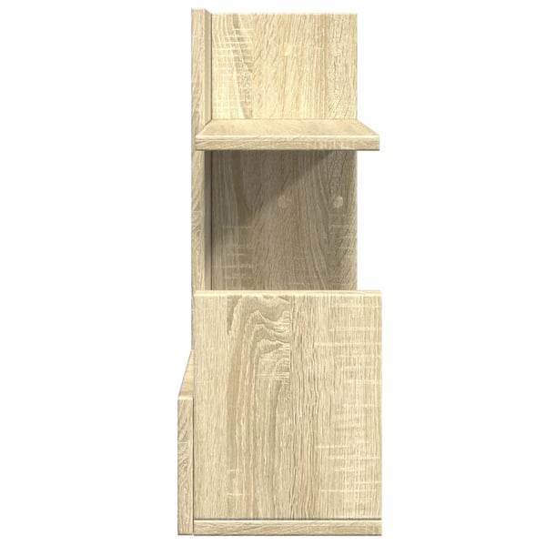 vidaXL Hylle til skrivebord sonoma eik 49x20x52,5 cm konstruert tre