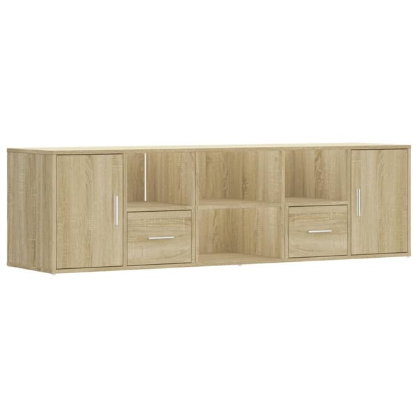 vidaXL Kulmakaappi Sonoma-tammi 160x40x45 cm lastulevy