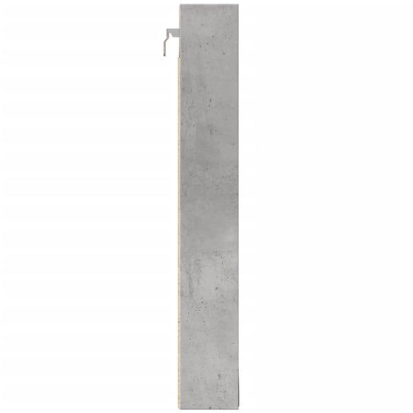 vidaXL Hylle betonggrå 100x8,5x58 cm konstruert tre