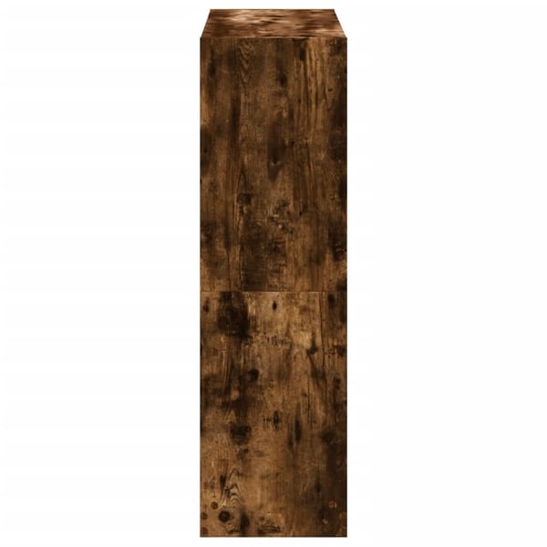 vidaXL bogreol 102x32x109 cm konstrueret træ røget egetræsfarve