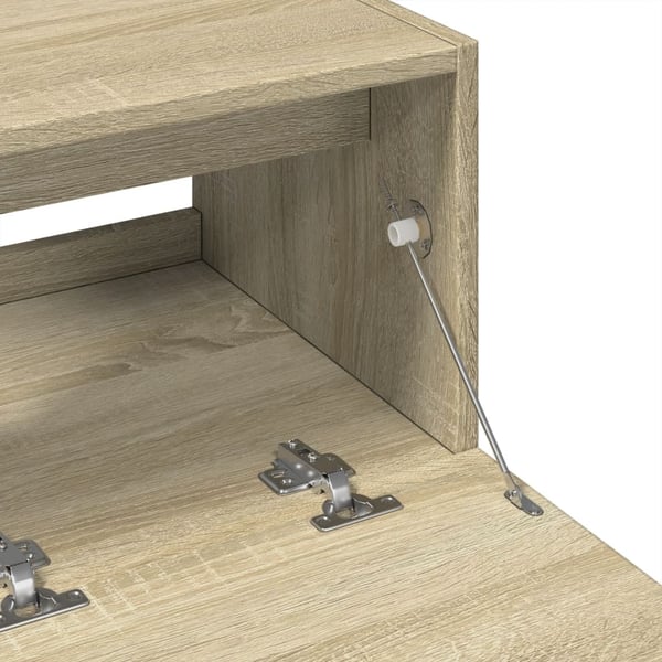 vidaXL underskab til håndvask 78x37x59 cm konstrueret træ sonoma-eg