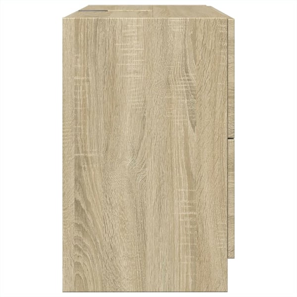 vidaXL underskab til håndvask 78x37x59 cm konstrueret træ sonoma-eg