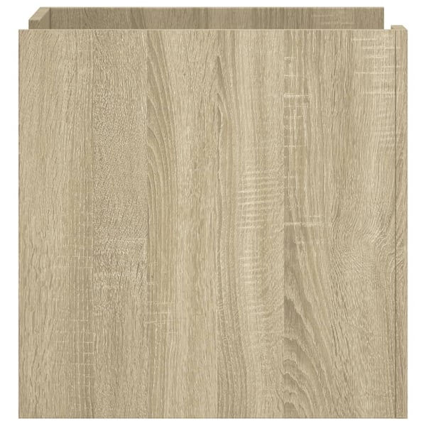 vidaXL Nattbord 2 stk sonoma eik 45x50x50 cm konstruert tre