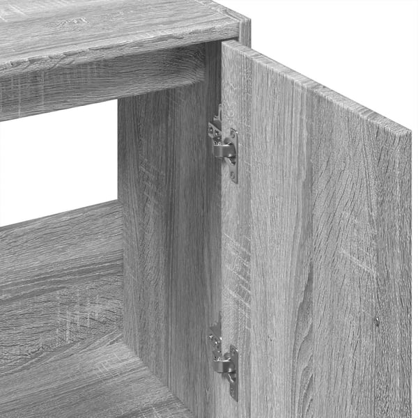 vidaXL Servantskap grå sonoma 63x29x55 cm konstruert tre
