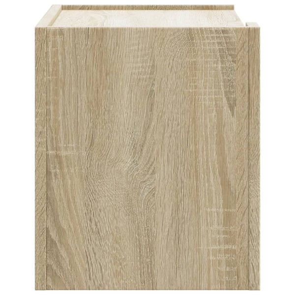 vidaXL Veggmonterte nattbord 2 stk sonoma eik 45x30x35 cm
