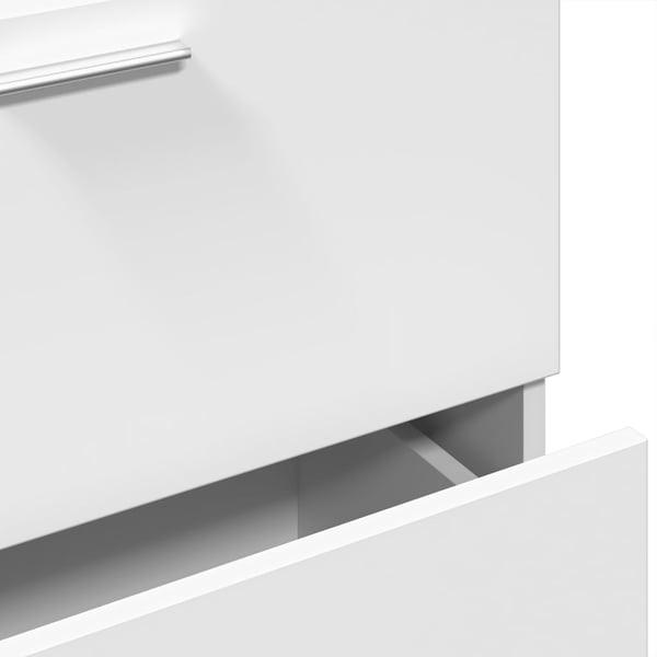 vidaXL Servantskap hvit 59x37x59 cm konstruert tre