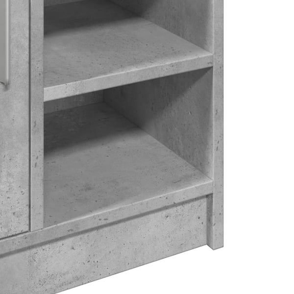 vidaXL underskab til håndvask 63x29x55 cm konstrueret træ betongrå