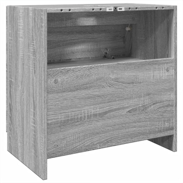 vidaXL Servantskap grå sonoma 59x37x59 cm konstruert tre