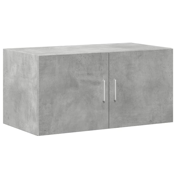 vidaXL Oppbevaringsskap betonggrå 80x42,5x225 cm konstruert tre