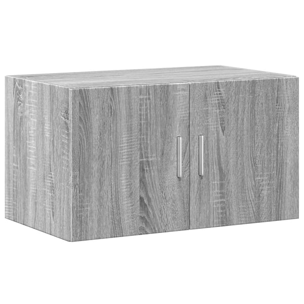 vidaXL Oppbevaringsskap grå sonoma 70x42,5x225 cm konstruert tre