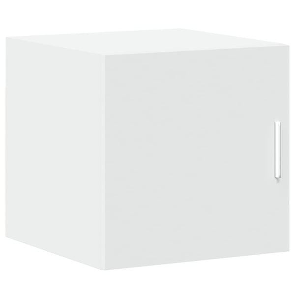 vidaXL Smalt oppbevaringsskap hvit 40x42,5x225 cm konstruert tre
