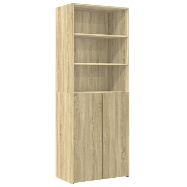 vidaXL Oppbevaringsskap sonoma eik 70x42,5x225 cm konstruert tre