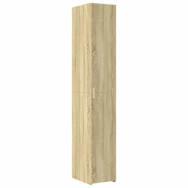 vidaXL Smalt oppbevaringsskap sonoma eik 30x42,5x225 cm konstruert tre