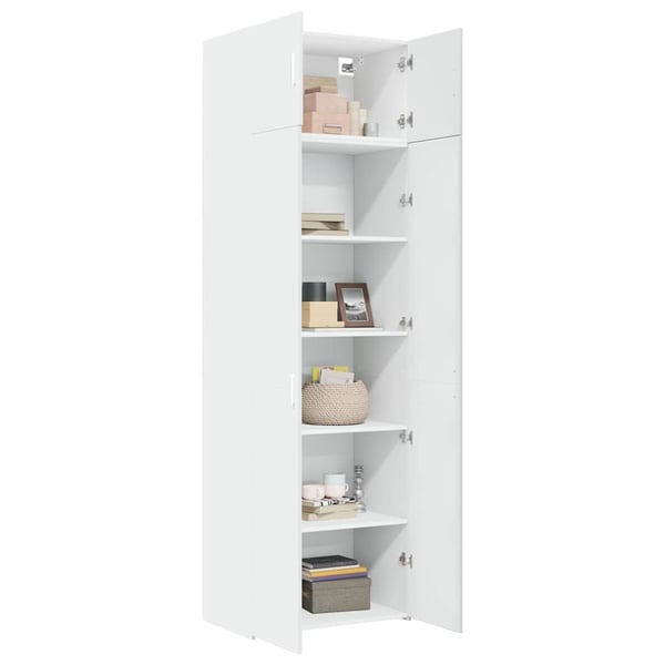 vidaXL Oppbevaringsskap sonoma eik 70x42,5x225 cm konstruert tre
