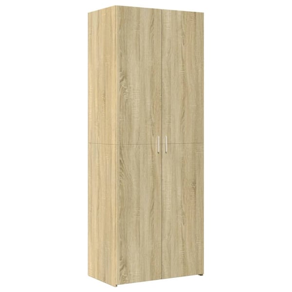 vidaXL Oppbevaringsskap sonoma eik 70x42,5x225 cm konstruert tre