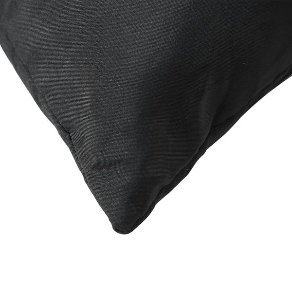 vidaXL sofapuder 4 stk. 60x60 cm stof sort