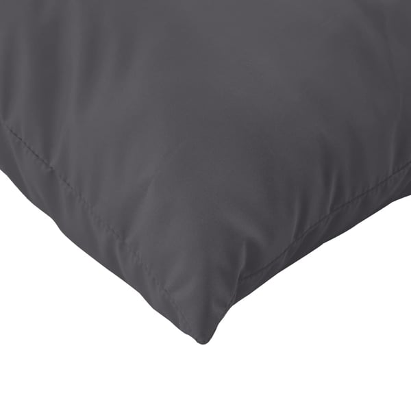 vidaXL sofapuder 4 stk. 60x60 cm stof antracitgrå