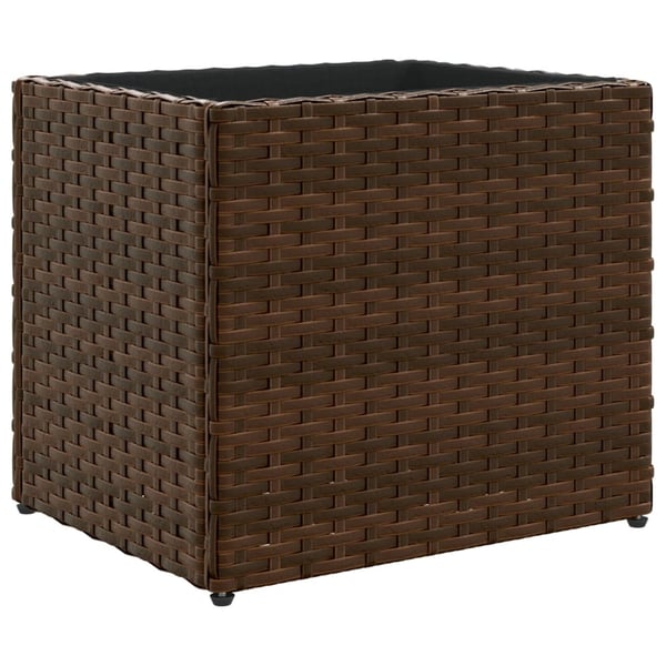 vidaXL Plantekasser 2 stk brun 36x30x32 cm polyrotting