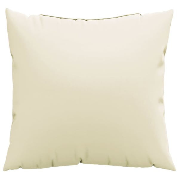 vidaXL sofapuder 4 stk. 40x40 cm stof cremefarvet